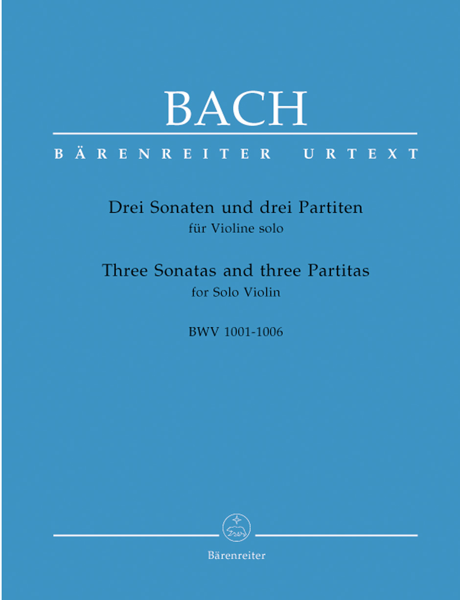 BARENREITER Bach J.S. - Drei Sonaten Und Drei Partiten Fur Violine Solo BWV 1001-1006 - Violon