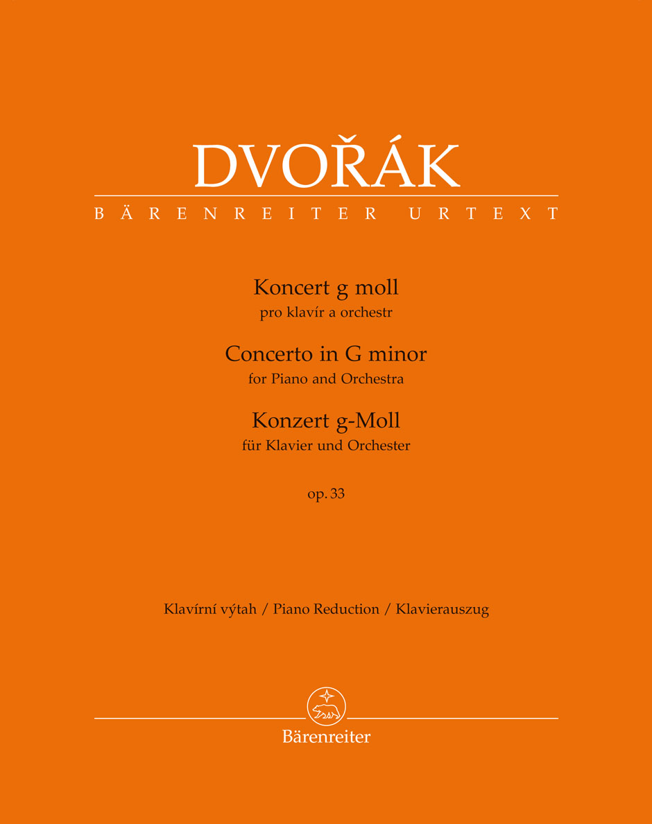 BARENREITER DVORAK A. - CONCERTO IN G MINOR OP.33 - 2 PIANOS