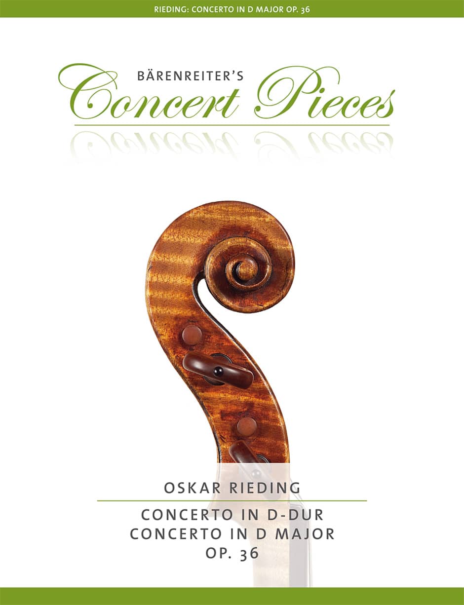 BARENREITER RIEDING OSKAR - CONCERTO IN D MAJOR OP.36 - VIOLON & PIANO