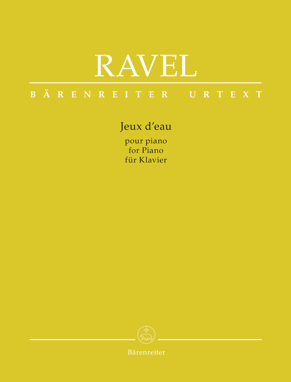 BARENREITER Ravel - Jeux D'eau - Piano