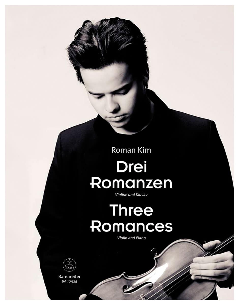 BARENREITER ROMAN KIM - THREE ROMANCES - VIOLON & PIANO