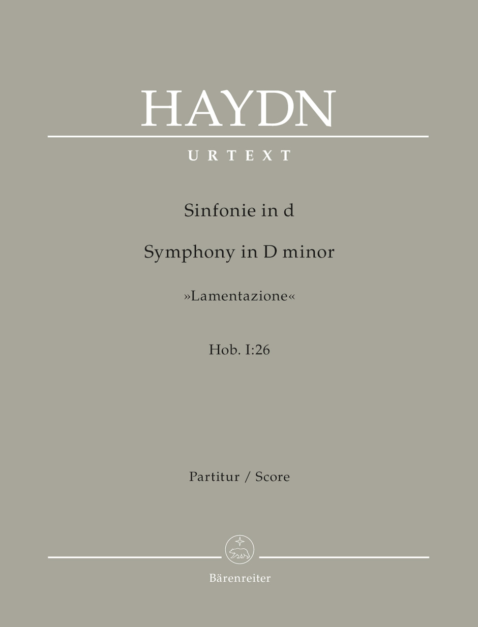 BARENREITER Haydn J. - Symphony In D Minor 