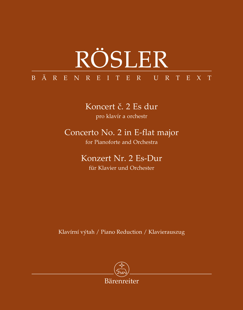 BARENREITER Rosler Johann Joseph - Concerto N°2 In E-flat Major - 2 Pianos