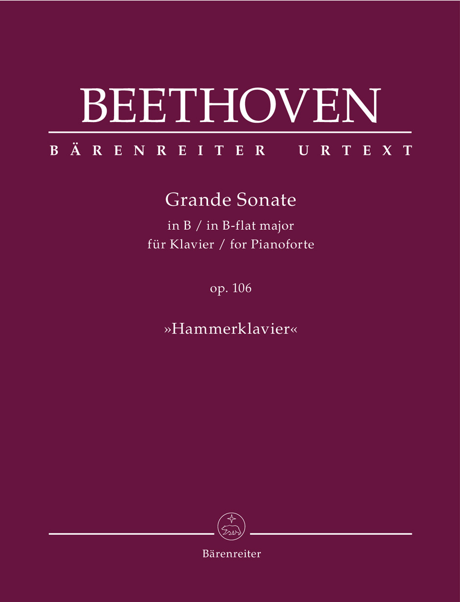 BARENREITER BEETHOVEN L.V. - GRANDE SONATE OP.106 - 