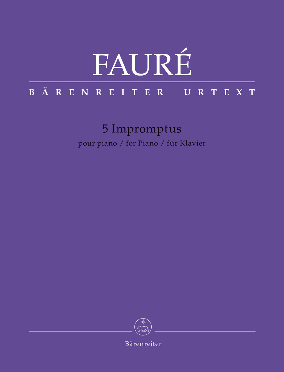 BARENREITER Faure Gabriel - 5 Impromptus - Piano
