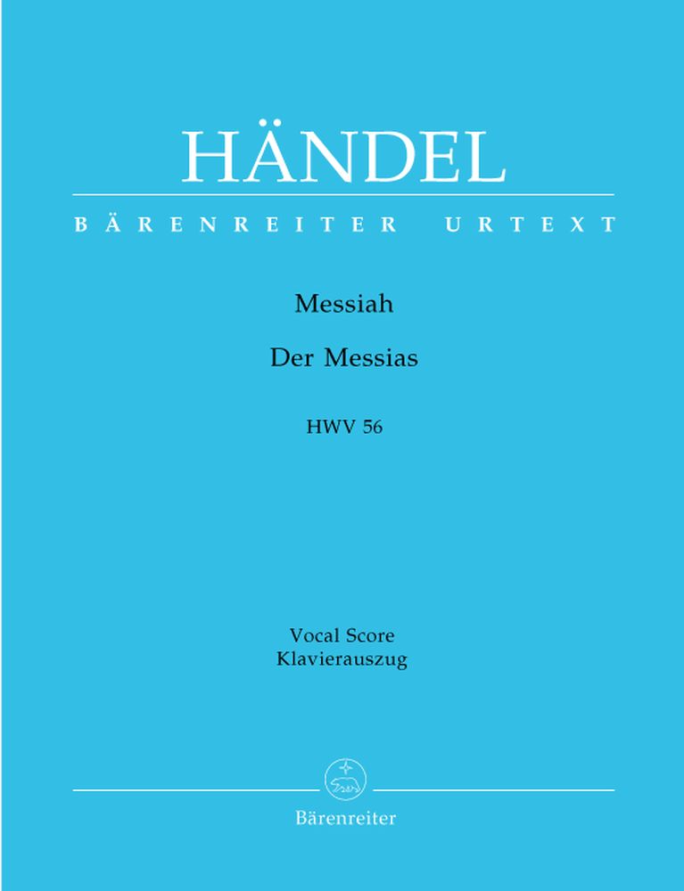 BARENREITER Haendel G.F. - The Messiah - Der Messias (Isch/Deutsch) Hwv 56 - Reduction Ch, Piano