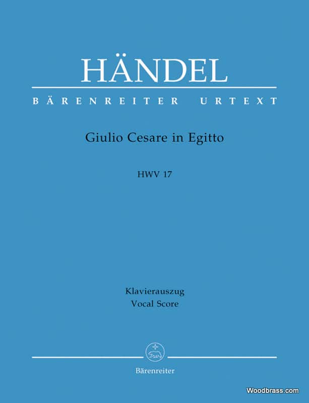 BARENREITER HAENDEL G. F. - GIULIO CESARE IN EGITTO HWV 17 - CHANT-PIANO