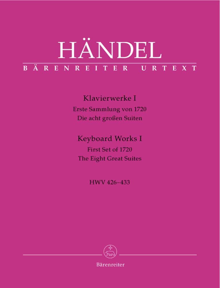 BARENREITER HAENDEL G.F. - KEYBOARD WORKS I, HWV 426-433 - PIANO
