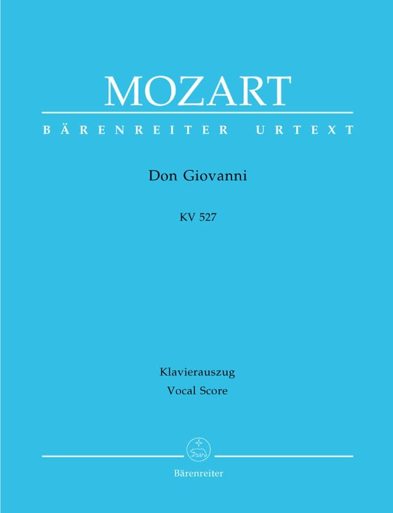 BARENREITER MOZART W.A. - DON GIOVANNI KV 527 - REDUCTION CHANT, PIANO