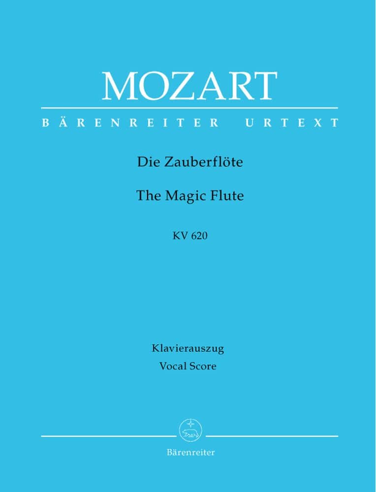 BARENREITER MOZART W.A. - LA FLUTE ENCHANTEE KV 620 - CHANT, PIANO