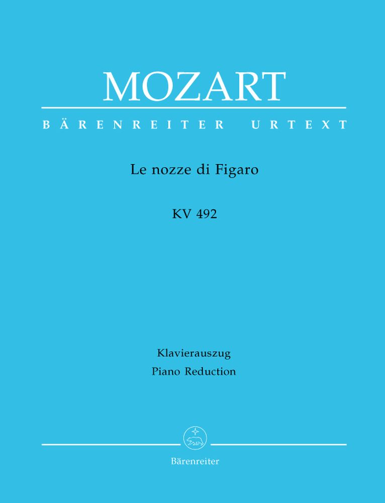 BARENREITER Mozart W.A. - Les Noces De Figaro Kv 492 - Chant & Piano
