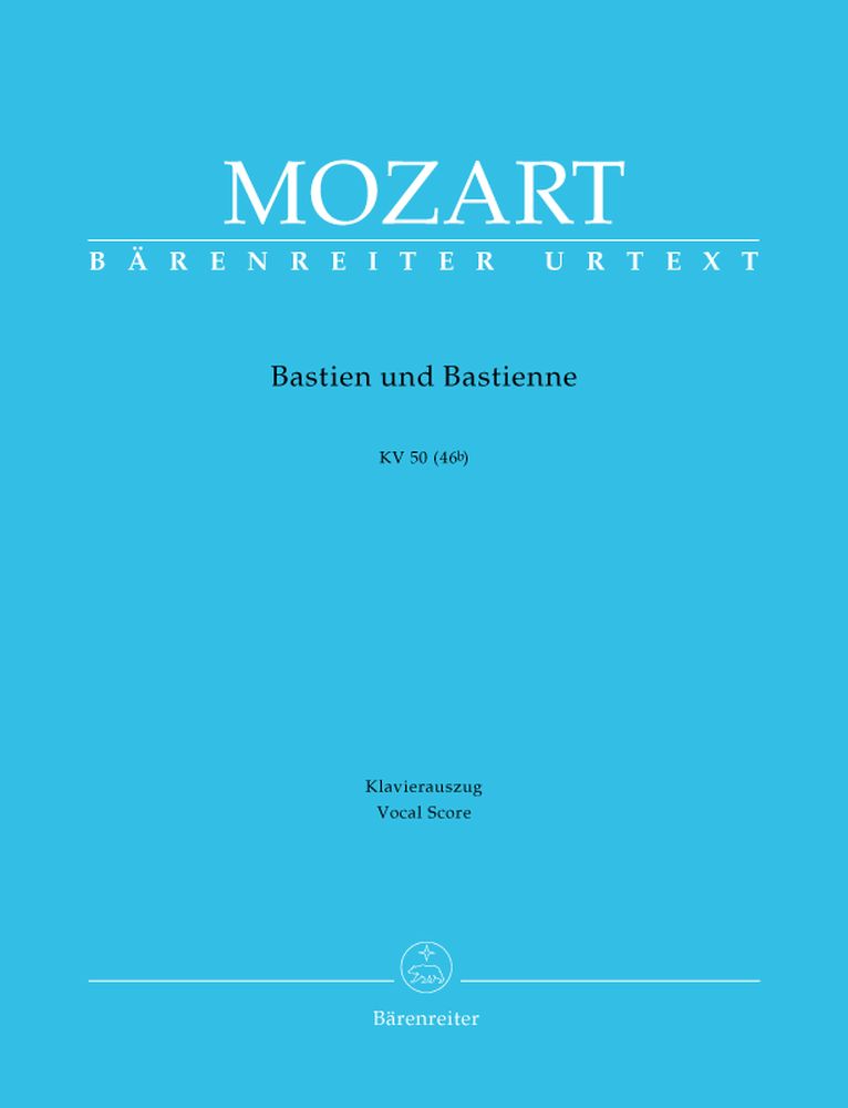 BARENREITER Moz W.A. - Bastien Et Bastienne Kv 50 (46B) - Ch, Piano