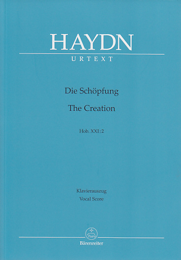 BARENREITER Haydn J. - La Creation - Hob. Xxi:2 - Ch, Piano