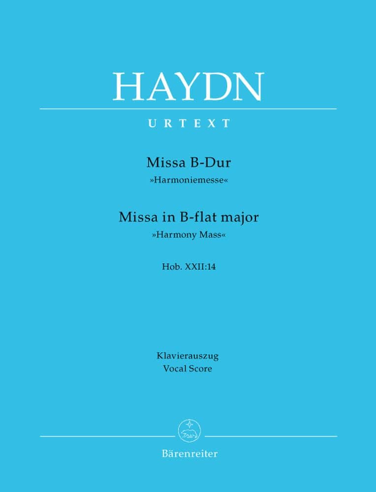 BARENREITER HAYDN J. - MISSA IN B-DUR HARMONIEMESSE HOB.XXII:14 - REDUCTION CHANT, PIANO
