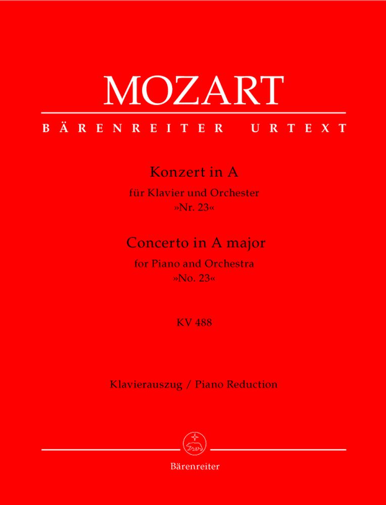 BARENREITER Mozart W.a. - Concerto N°23 En La Majeur KV 488 Pour Piano et Orchestre - 2 Pianos