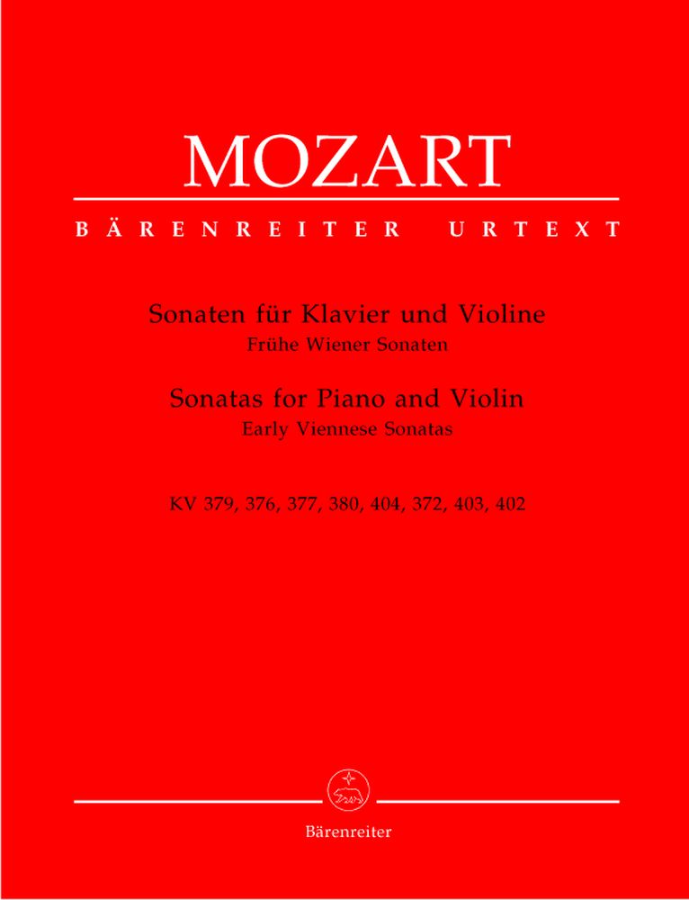 BARENREITER MOZART W.A. - PREMIERES SONATES VIENNOISES - VIOLON, PIANO
