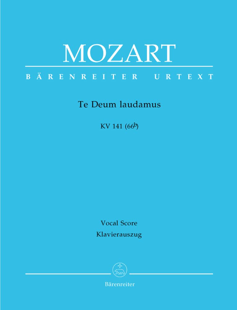 BARENREITER Moz W.A. - Te Deum Laudamus Kv 141 (66B) - Reduction Ch, Piano