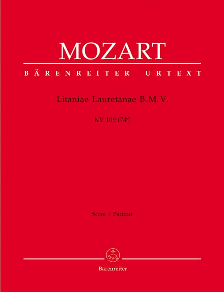 BARENREITER MOZART W.A. - LITANIAE LAURETANAE B.M.V. KV 109 (74E) - CONDUCTEUR