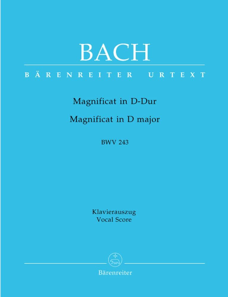 BARENREITER BACH J.S. - MAGNIFICAT EN RE MAJEUR BWV 243 - REDUCTION CHANT, PIANO