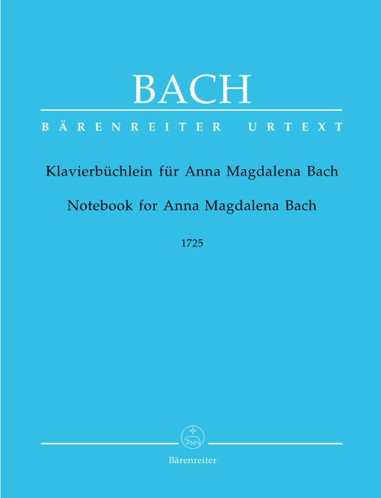 BARENREITER BACH J.S - PETIT LIVRE D'ANNA MAGDALENA BACH - PIANO