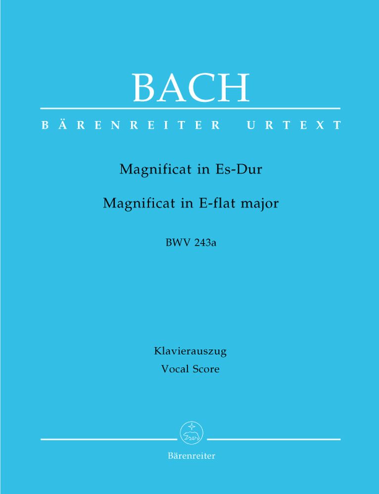 BARENREITER BACH J.S. - MAGNIFICAT EN MIB MAJEUR BWV 243A - REDUCTION CHANT, PIANO