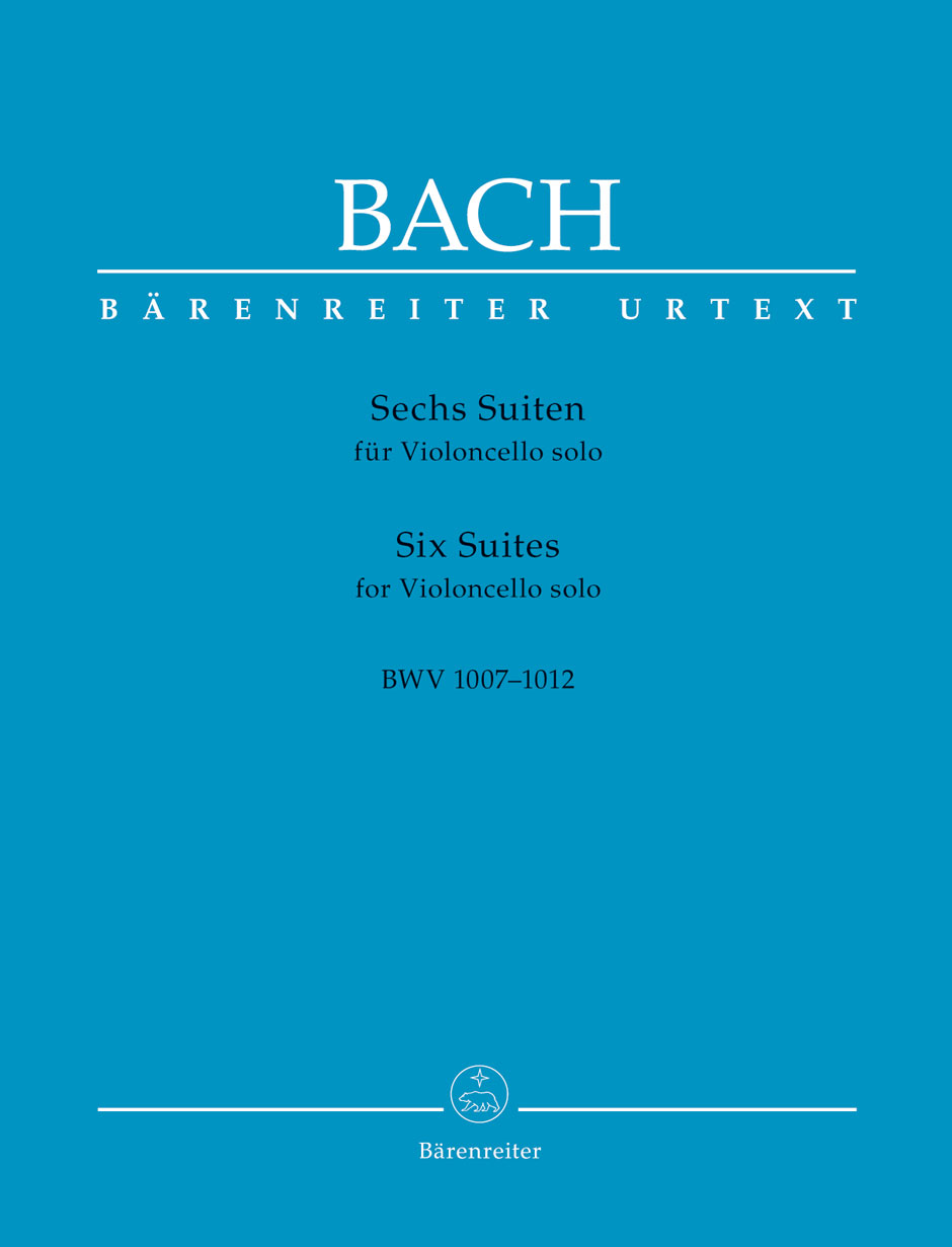 BARENREITER J.S Bach - 6 Suites BWV 1007-1012 - Violoncelle Seul