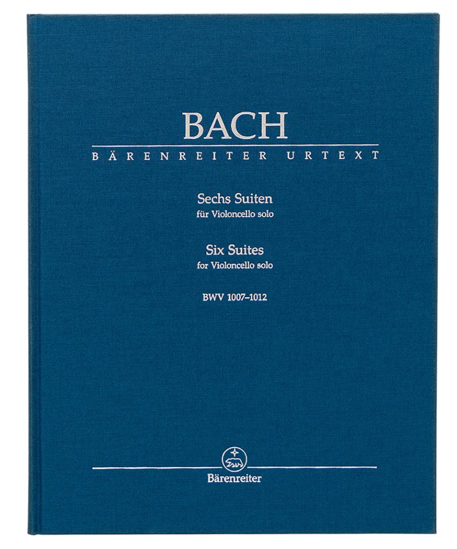BARENREITER J.S BACH - 6 SUITES BWV 1007-1012 - VIOLONCELLE SEUL - COUVERTURE RIGIDE