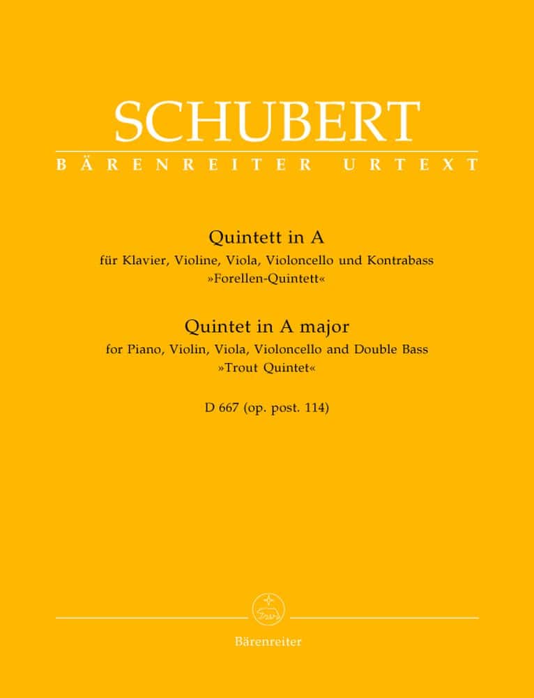 BARENREITER SCHUBERT F. - QUINTETTE 