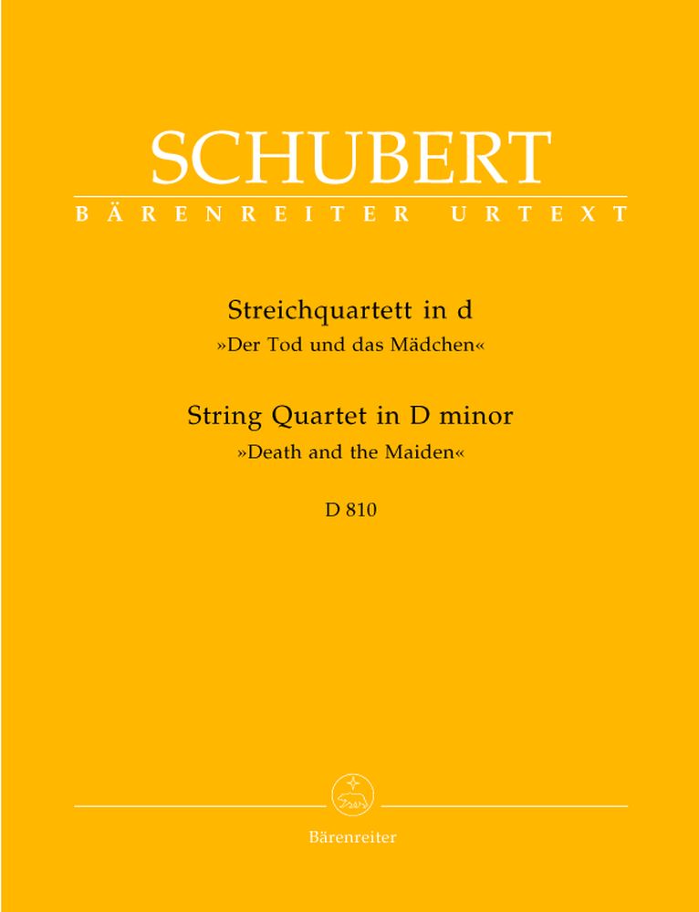 BARENREITER SCHUBERT F. - STRING QUARTET 
