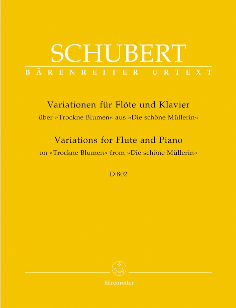 BARENREITER SCHUBERT F. - VARIATIONS ON 