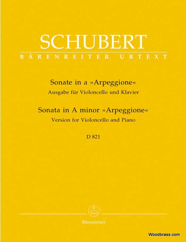 BARENREITER SCHUBERT F. - SONATE A-MOLL D 821 