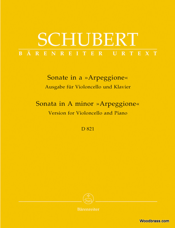 BARENREITER Schubert F. - Sonate A-moll D 821 