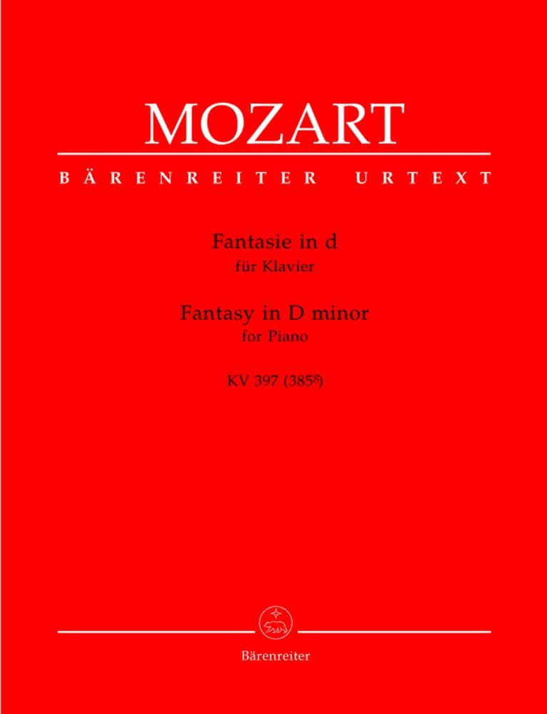 BARENREITER MOZART W.A. - FANTAISIE EN RE MINEUR KV 397 (385G) - PIANO