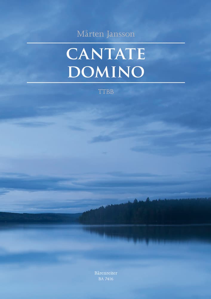 BARENREITER JANSSON MARTEN - CANTATE DOMINO - TTBB