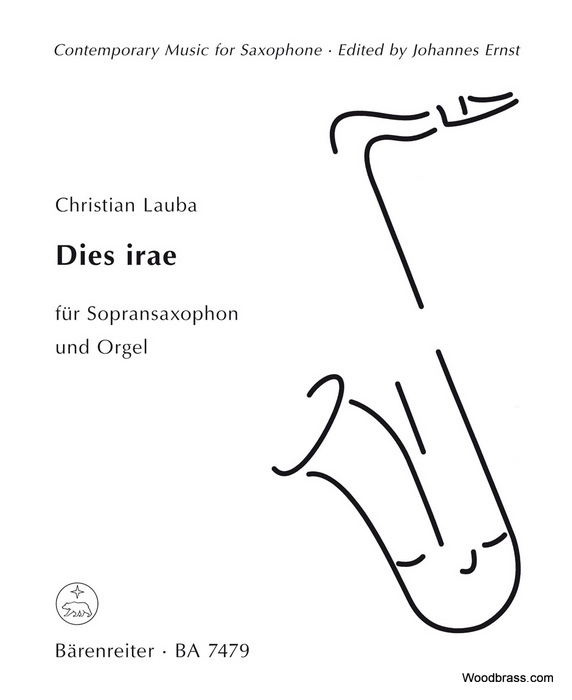 BARENREITER LAUBA CH. - DIES IRAE - SAXOPHONE SOPRANO ET ORGUE