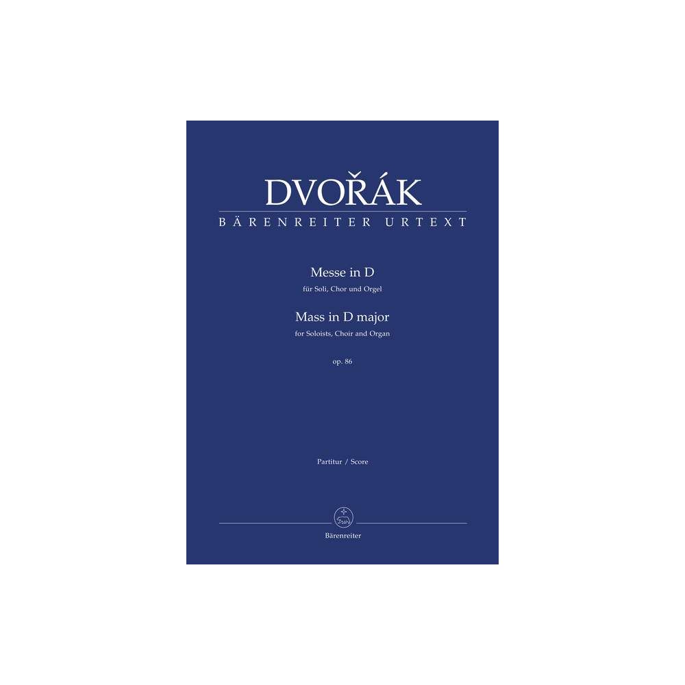 BARENREITER Dvorak A. - Messe D-dur Op.86 - Score
