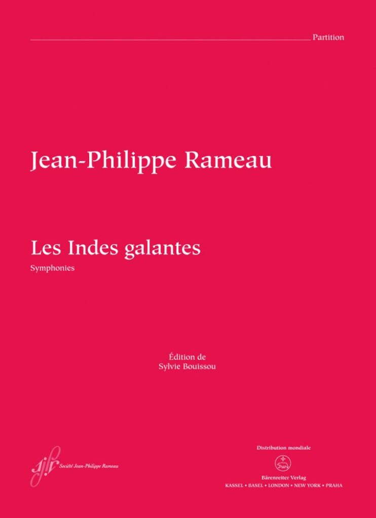 BARENREITER RAMEAU J-P - LES INDES GALANTES 