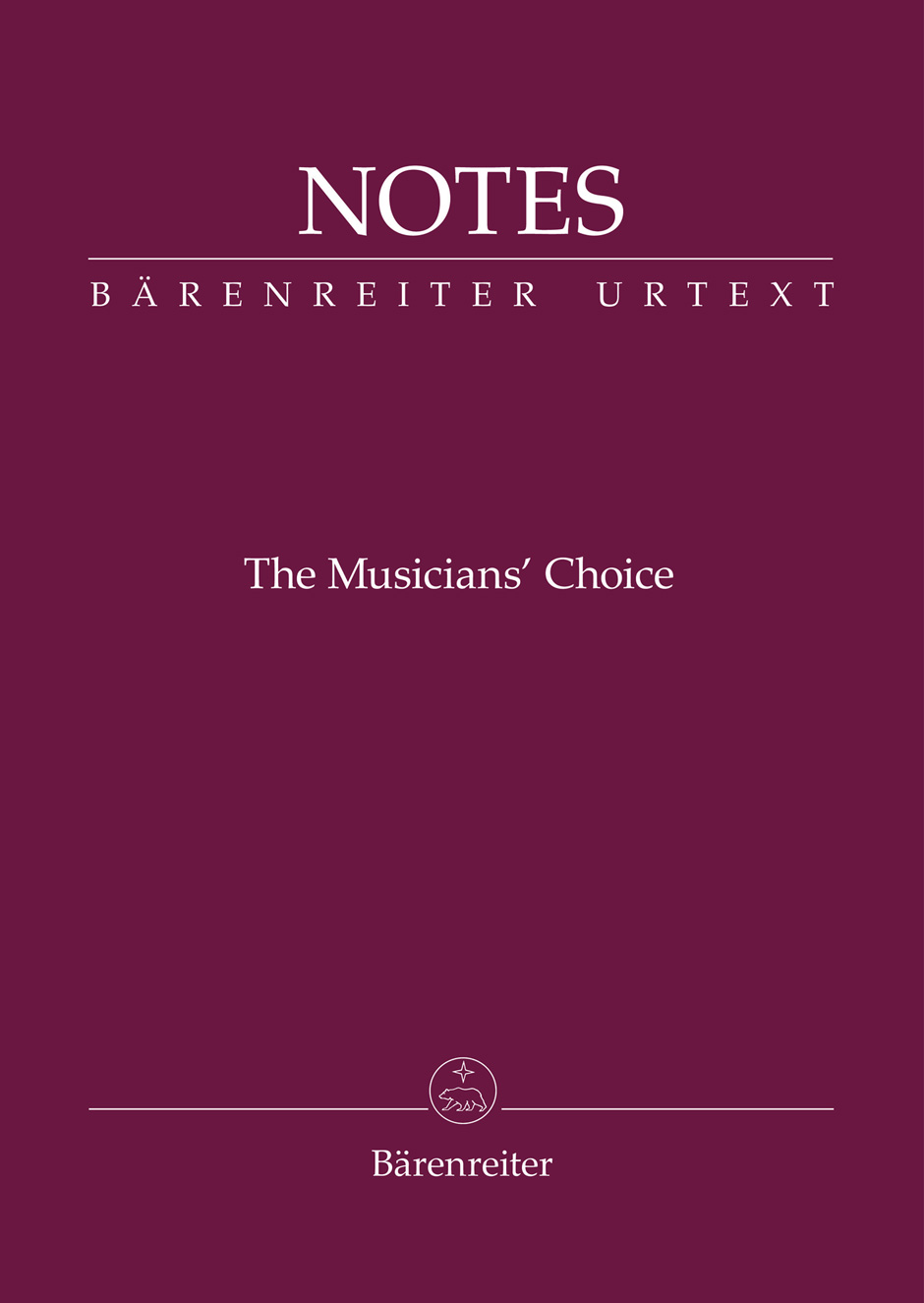 BARENREITER NOTES