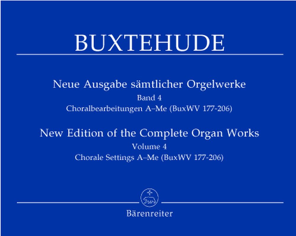 BARENREITER BUXTEHUDE D. - NEUE AUSGABE SAMTLICHER ORGELWERKE, BAND 4 - ORGUE
