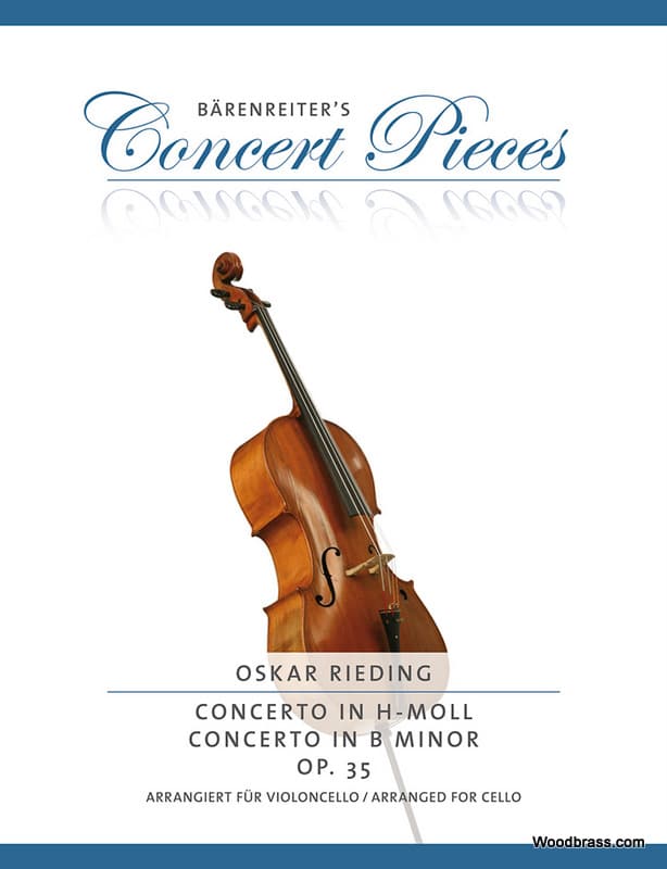 BARENREITER RIEDING O. - CONCERTO IN B MINOR OP.35 - VIOLONCELLE & PIANO