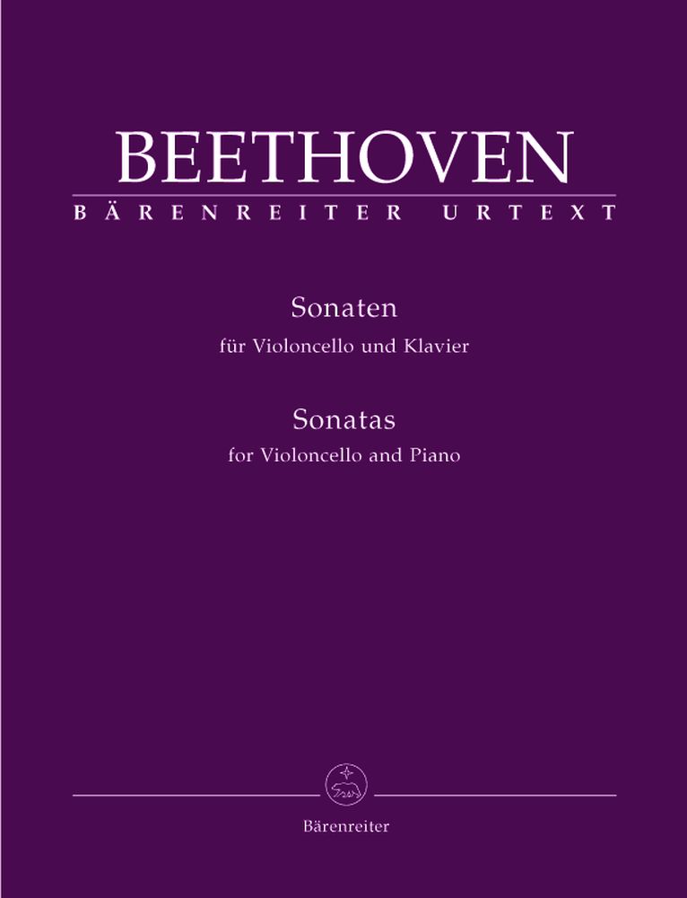 BARENREITER BEETHOVEN L.VAN - SONATAS - VIOLONCELLO, PIAN0
