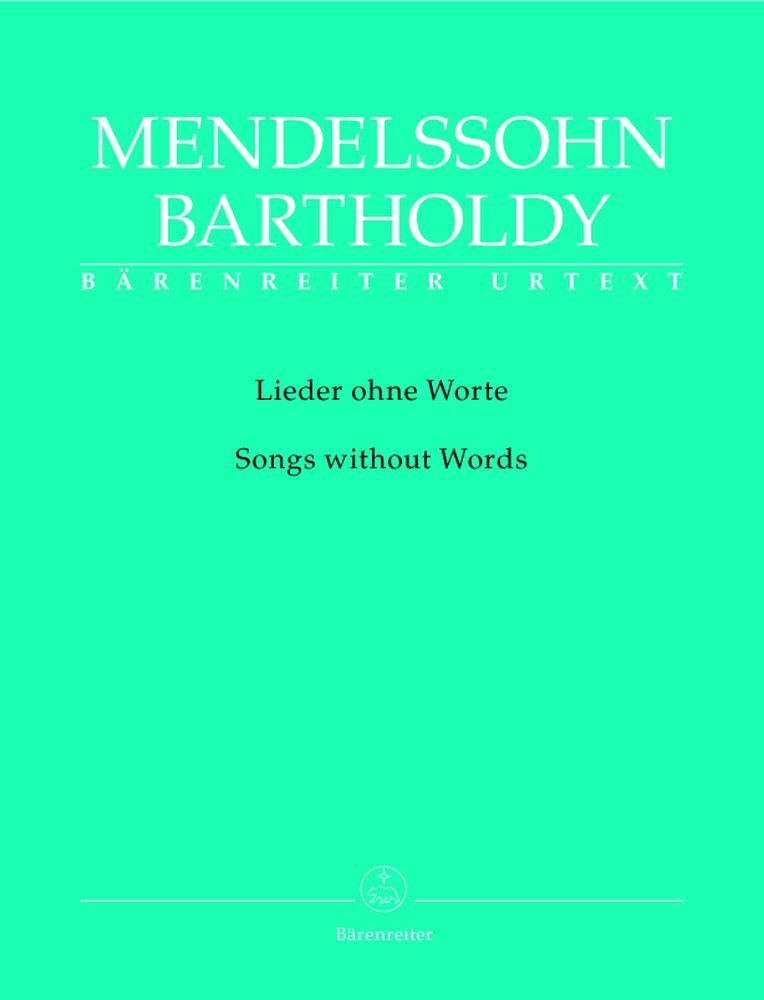 BARENREITER MENDELSSOHN BARTHOLDY F. - SONGS WITHOUT WORDS - PIANO