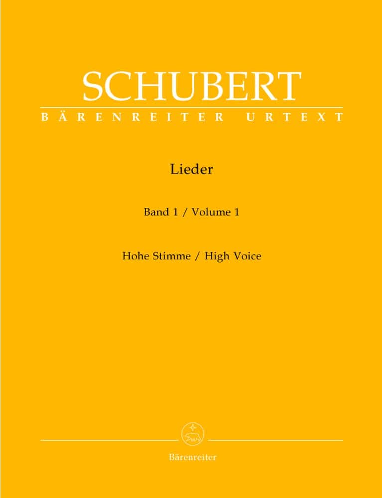 BARENREITER SCHUBERT FRANZ - LIEDER VOL.1 - VOIX HAUTE, PIANO