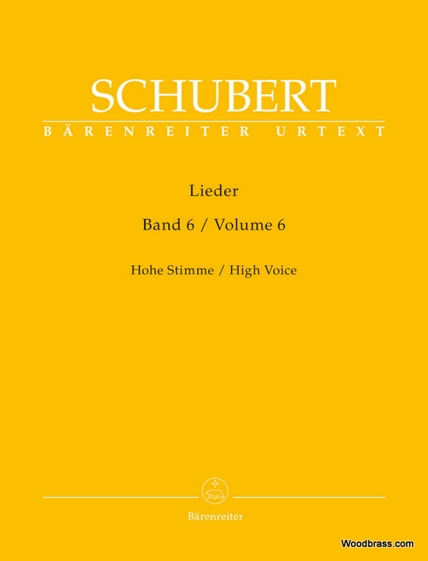 BARENREITER Schubert F. - Lieder Vol.6 - High Voice