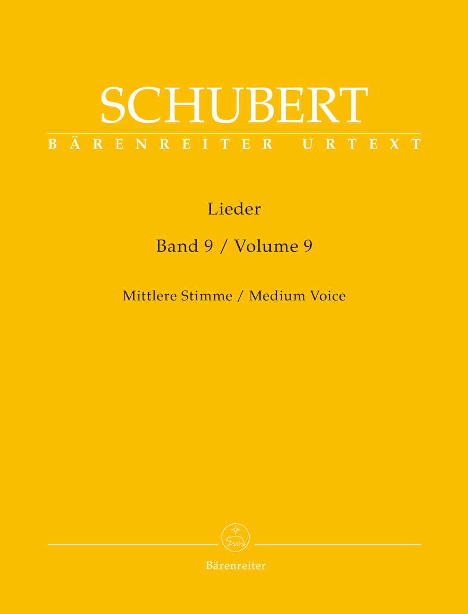 BARENREITER SCHUBERT FRANZ - LIEDER VOL.9 - VOIX MOYENNE & PIANO