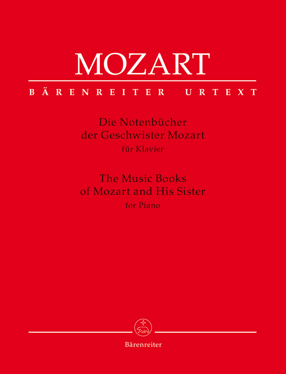 BARENREITER MOZART W.A. - THE MUSIC BOOKS OF MOZART AND HIS SISTERS - PIANO