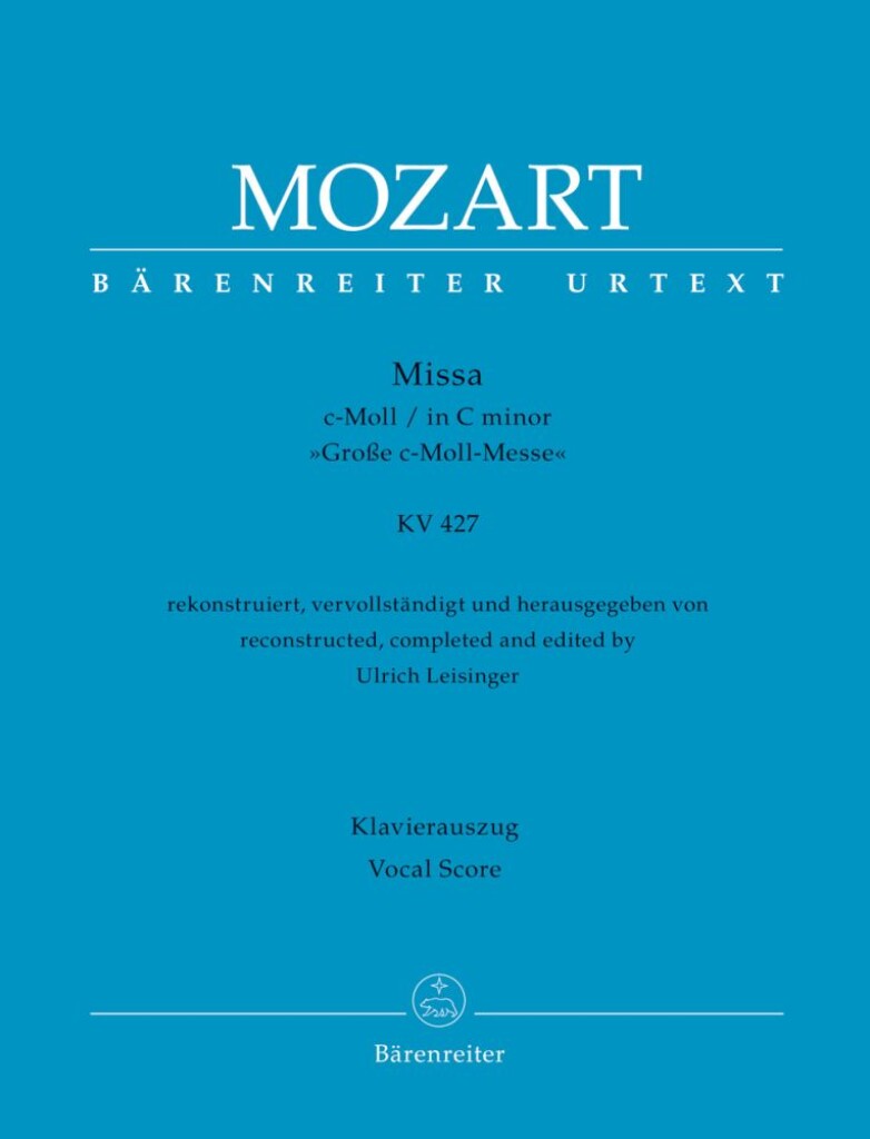 BARENREITER MOZART W.A. - MASS IN C MINOR KV 427 - VOCAL SCORE 