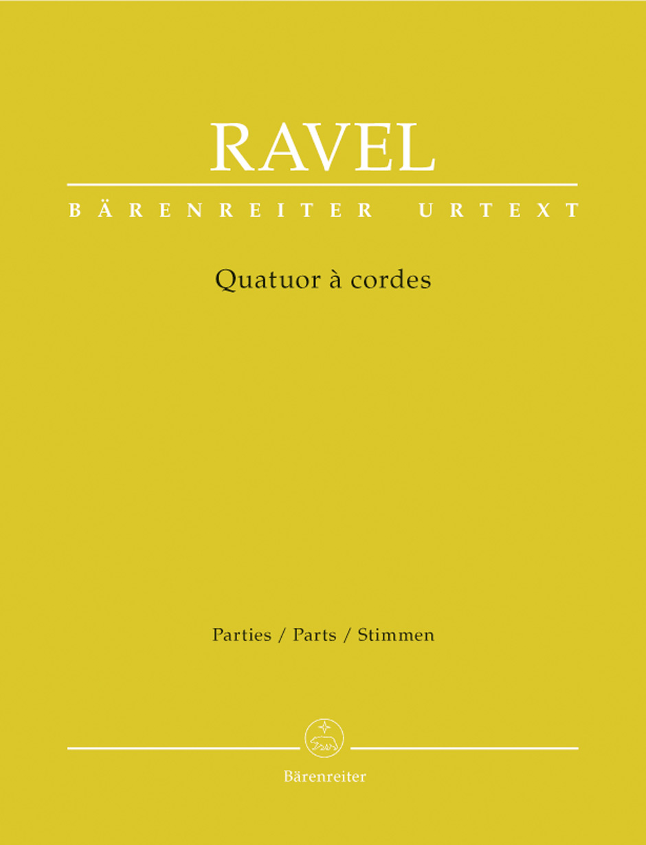 BARENREITER RAVEL MAURICE - QUATUOR A CORDES - PARTIES SEPAREES