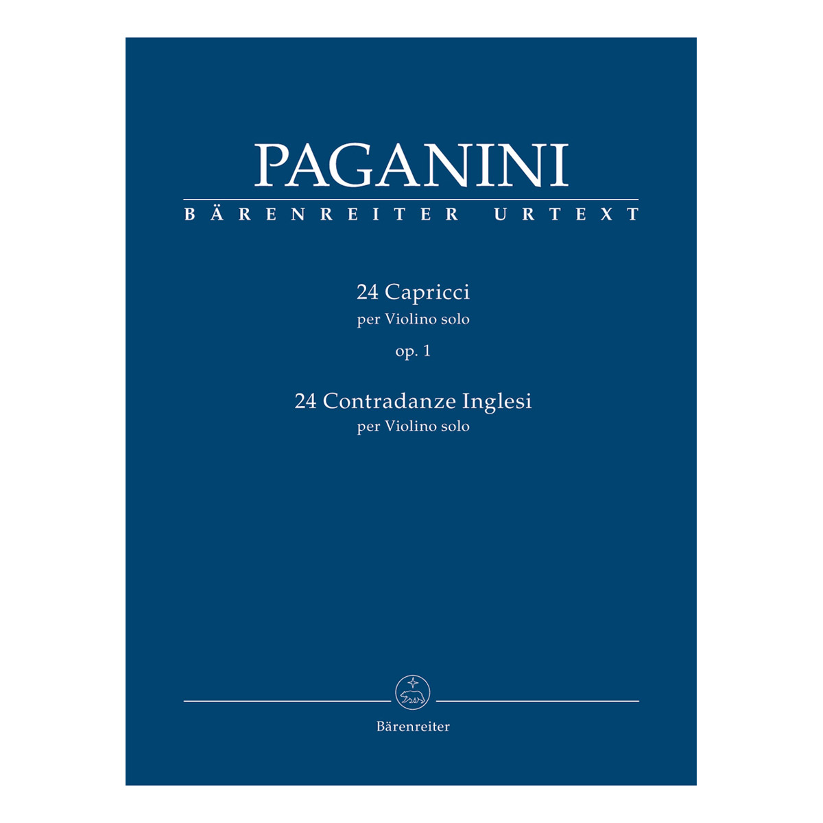 BARENREITER Paganini N. - 24 Capricci Op.1 - Violon