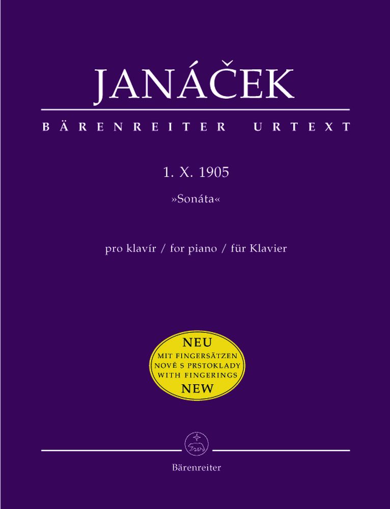 BARENREITER JANACEK LEOS - 1. X. 1905 SONATA - PIANO